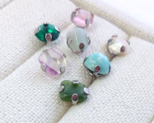 画像8: SUS316サージカルステンレス四つ爪ピアス（１ペア）