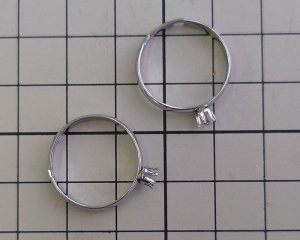 画像2: SUS316サージカルステンレス石座リング（１個）