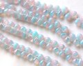 ヴィンテージ/チェコ/バイカラーオパールドロップ/約4×6mm（12個）