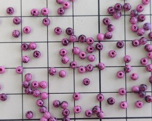画像2: ヴィンテージ/ヨーロッパ/プラスチック/ノブドウ風/約3mm（50個）
