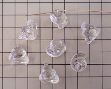 画像2: デッドストック/日本//アクリル/巻貝(1個) (2)