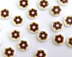 画像2: ヴィンテージ/日本/プラスチック/金太郎飴風コネクター(1個) (2)