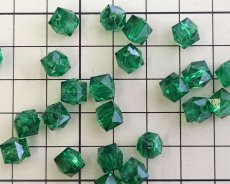 画像2: プラスチック/中国/カットキューブ/グリーン（10個） (2)