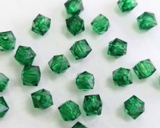 画像1: プラスチック/中国/カットキューブ/グリーン（10個） (1)