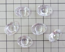 画像2: デッドストック/日本/プラスチック/カットオーバルコネクター（2個） (2)