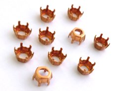 画像1: 39ss-40ss用セッティング/6爪セッティング/丹銅(1個) (1)