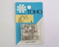 トーホー/ガラスビーズ/竹ビーズ 二分竹/No.21 シルバー