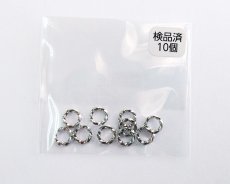 画像1: ツイスト丸カンS/本ロジウムメッキ（10個） (1)