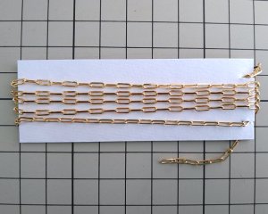 画像1: 切り売りチェーンJ/スクエアオーバル/K16GP/1m