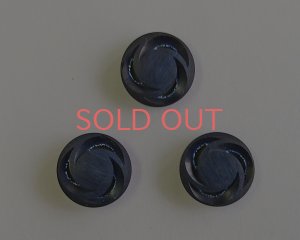 画像1: デッドストック/日本/プラスチックボタン/ネイビースクリュー(1個)