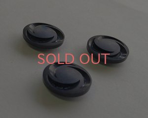 画像2: デッドストック/日本/プラスチックボタン/ネイビースクリュー(1個)