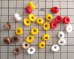 画像2: デッドストック/チェコガラスビーズ/ナノ/ミルクティ×ブラウンオーロラ/約5×10mm（4個） (2)