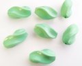 ヴィンテージ/ドイツ/プラスチック/ラージツイスト/アップルグリーン（1個）