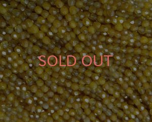 画像2: デッドストック/チェコガラスビーズ/ファイアポリッシュラウンド/トパーズ系ミックス/約4mm(1本)