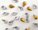 画像1: ヴィンテージ/アレキサンドライト/ドロップ/10×6mm(2個) (1)