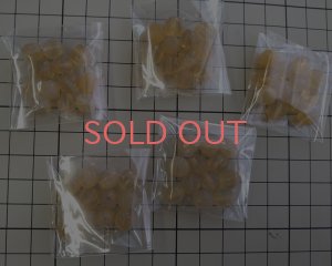 画像2: ns142/ヴィンテージ/ドイツ/フルーテットラウンド/トパーズオパールミックス（12個）