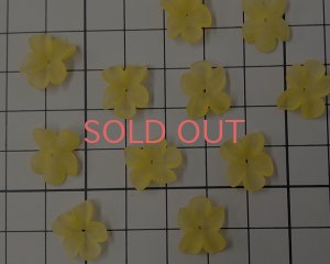 画像2: ヴィンテージ/ドイツ/プラスチック/フラワー216/フロストマンゴー（2個）