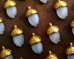画像1: セット済/ヴィンテージガラス/blue acorn(1個) (1)