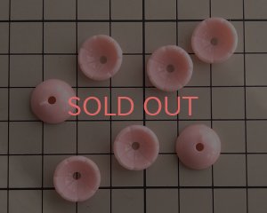 画像2: ヴィンテージ/ドイツ/プラスチック/フラワー222/ピンク（1個）