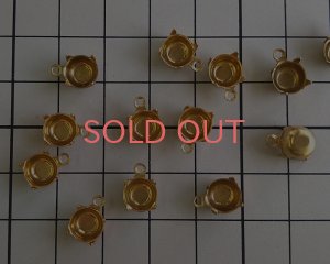 画像1: 35ss用/ブラスセッティング/クローズドバック/1リング(1個)