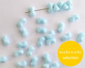 画像1: ns011/ヴィンテージ/ドイツ/リボン/ベビーブルー（10個）