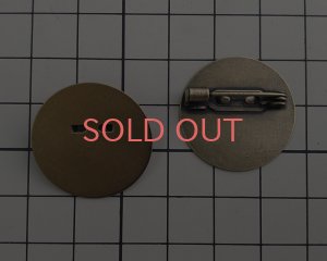 画像2: メタルブローチパーツ/金古美/25mm(１個)