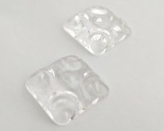 画像2: ヴィンテージ/ドイツ/プラスチック/レトロスクエア(1個) (2)