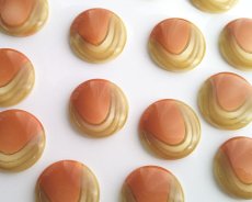 画像1: ヴィンテージ/ドイツ/ルーサイト/レトロラウンド/約28mm(1個） (1)