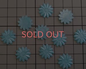 画像2: ヴィンテージ/日本/プラスチック/パールミントデイジー/約17mm(1個）