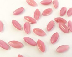 画像1: ヴィンテージ/ドイツ/ナベット/ピンクムーン/10×5mm(2個) (1)