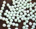 チェコガラスビーズ/バイコン/ミントホワイトミックス/6mm(20個)