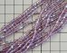 画像2: チェコガラスビーズ/ファイアポリッシュラウンド/アメシストオーロラ/3mm(20個) (2)