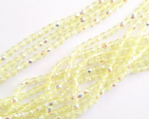 画像1: チェコガラスビーズ/ファイアポリッシュラウンド/ジョンキルオーロラ/3mm(20個)