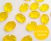 画像1: ns206/ヴィンテージ/ドイツ/プラスチック/ソウオン/キャンディイエロー(1個) (1)