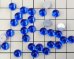 画像2: ns218/ヴィンテージ/ドイツ/ガラスカボション/サファイアブルー/約7mm(1個) (2)