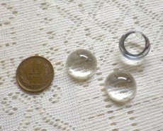 画像2: 半球ガラスカボション20mm(1個) (2)