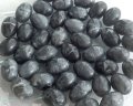 デッドストック/日本/プラスチック/グレイオーバル/約15×10mm(8個）