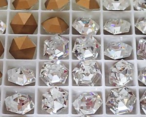 画像1: ヴィンテージ/スワロフスキー/#4730/クリスタル/10mm（1個）