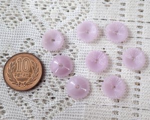 画像3: ヴィンテージ/ドイツ/プラスチック/フラワーf5/ライラック（2個）