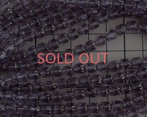 画像2: チェコガラスビーズ/アンティークスタイルオクタゴナル/ダブルフェイス/アレキサンドライト×シルバー/6mm（10個）