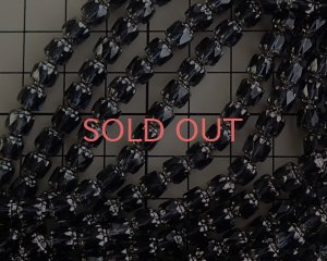 画像2: チェコガラスビーズ/アンティークスタイルオクタゴナル/ダブルフェイス/モンタナ×シルバー/6mm（10個）