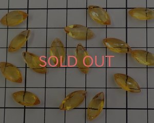 画像2: ヴィンテージ/ヨーロッパ/プラスチック/トパーズマーキスドロップ（4個）