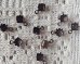 画像1: 4mmスクエア用/ブラスセッティング/クローズドバック/1リング/金古美(1個) (1)
