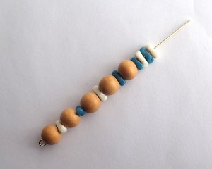 画像3: ヴィンテージ/ドイツ/プラスチック/四辺形ロンデル/ブルーグリーン（10個）