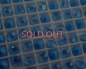 画像1: オーストリア製クリスタルガラス/#1088/サマーブルー /29ss(4個)