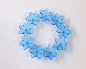 画像1: ヴィンテージ/ドイツ/プラスチック/トランスブルーリース （1個）
