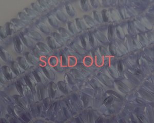 画像1: チェコガラスビーズ/ダガー/アレキサンドライト/3×10mm（20個）