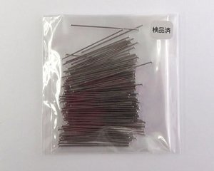 画像1: Tピン30mm/本ロジウムメッキ（約100本)