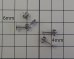 画像2: USA製チタン&ステンレスピアス/4mm皿(1ペア) (2)