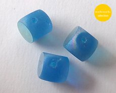 画像4: ns052/ヴィンテージ/ドイツ/ウィンドウラウンド/オーロラブルー（6個） (4)